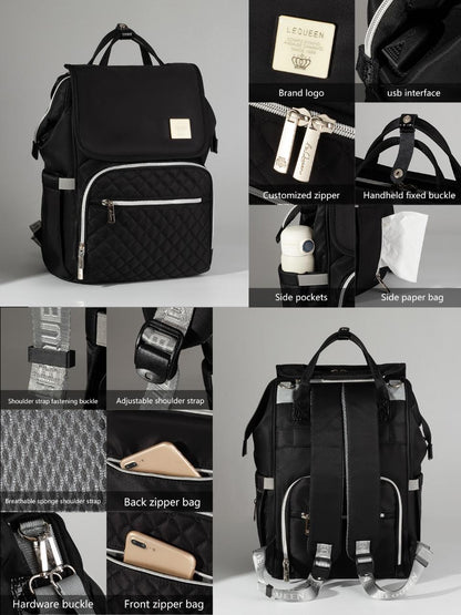 Lequeen 7TH plus Special Edition Soft Waterproof Original mommy bag
