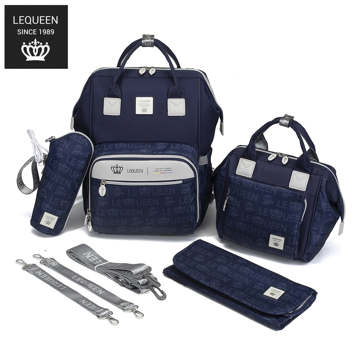 Lequeen Diamond 8TH Special Edition Soft Waterproof Original Mommy Bag