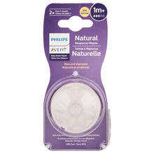 Philips Avent Natural Response Bottle Teat - 2x (1M+)