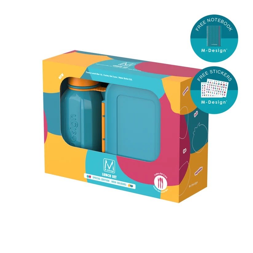 2.1 Lunch Set + Free Notebook & Stickers