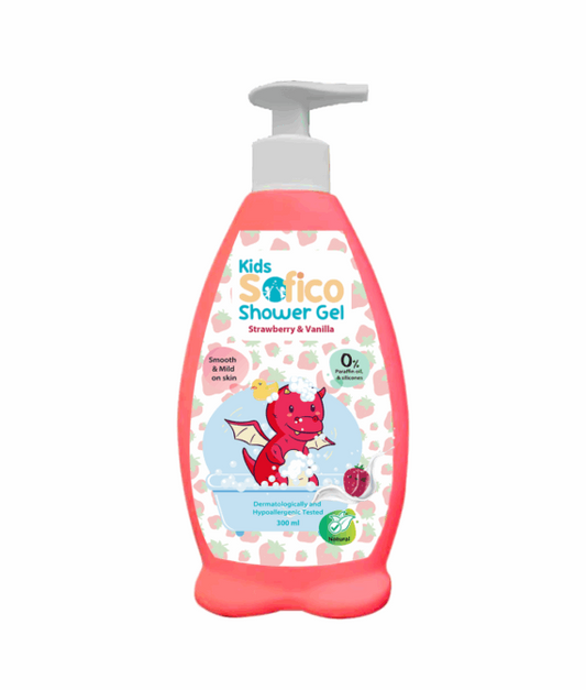 Sofico kids shower gel Strawberry & Vanilla 300 ml