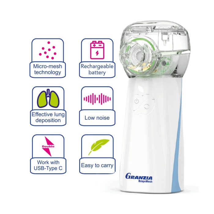 Granzia RespoMesh Portable Rechargeable Nebulizer