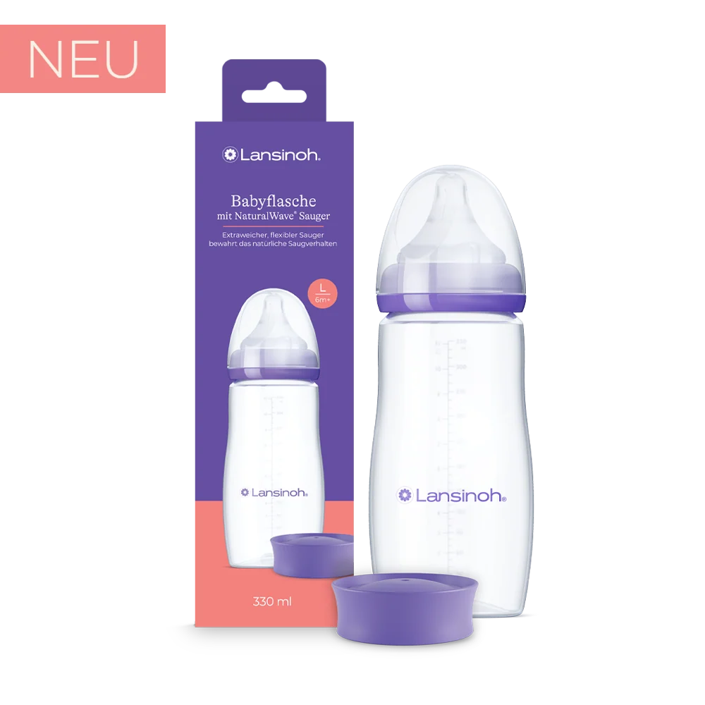 Lansinoh Biberon Babyflasche mit NaturalWave