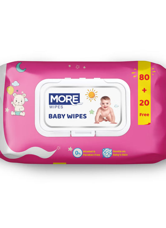 Baby Wipes More 100-Piece
