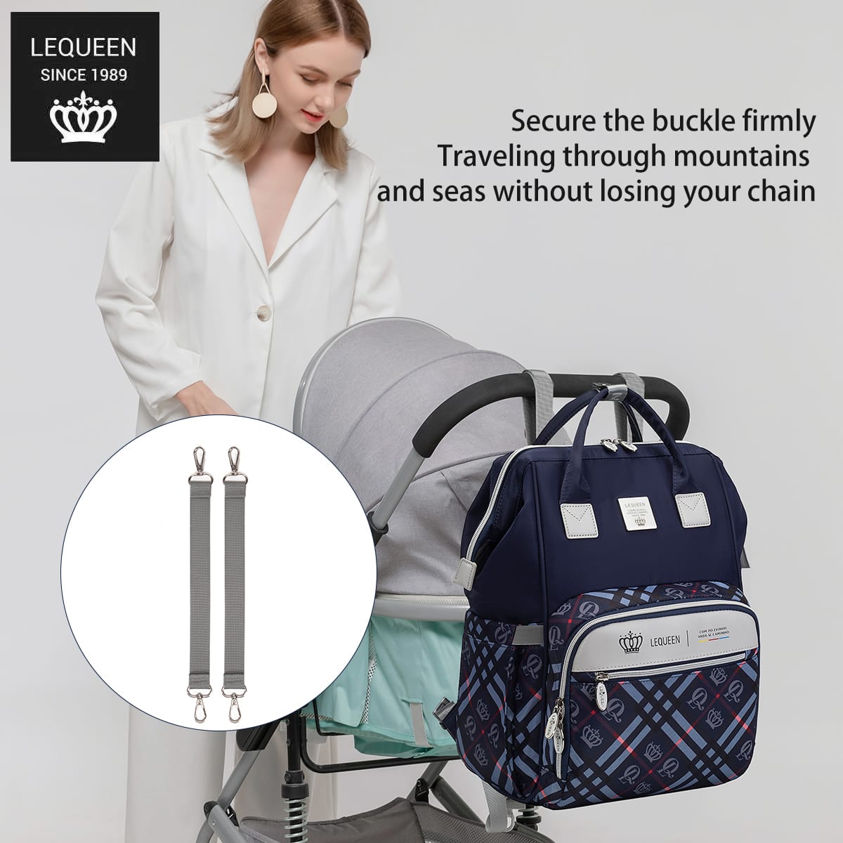 Lequeen Diamond 8TH Special Edition Soft Waterproof Original Mommy Bag