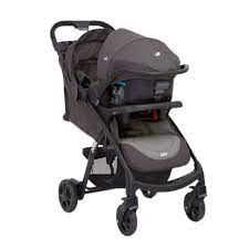 Joie Muze Travel System Coal Baby Stroller and Car Seat - Black