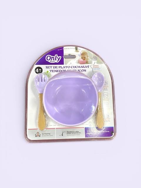 Only Baby Silicone Feeding Set